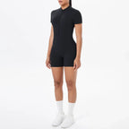 FlexiFit Backless Zip Jumpsuit - Women's Yoga Wear THRIXINE