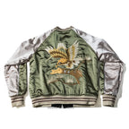 Non Stock Men's Yokosuka Baseball Jacket Dragon Tiger Falcon Embroidered Short Jacket