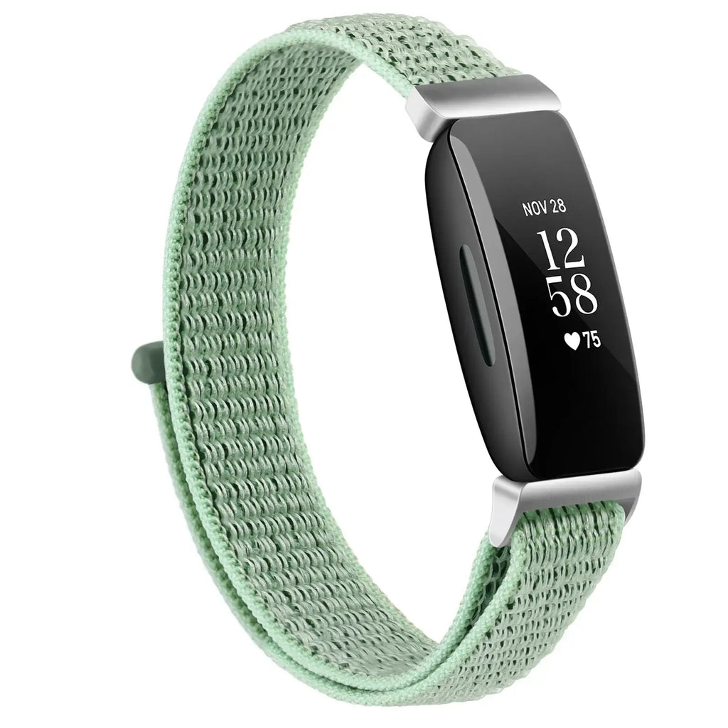 Fitbit Inspire 2, 1, HR Nylon Velcro Band - Versatile Strap - SJB-DIAMOND ELITES