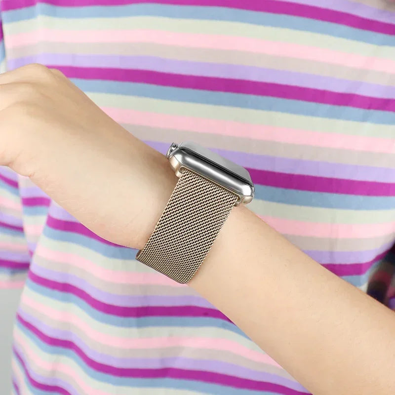 Apple Watch Milanese Loop Band - Premium Stainless Steel, Sleek