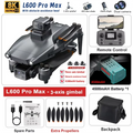 2026 4K Professional HD Dual Camera New L600 PRO MAX GPS Drone 5KM 3-Axis Gimbal 360 Obstacle Avoidance Brushless Quadcopter Toy