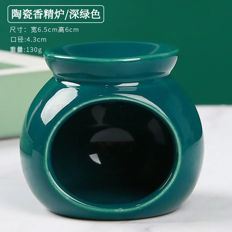 Essential Oil Burners Wax Melt Warmer Aromatherapies Aromas Diffuser Furnaces Ceramics Tealight Holder Decors Lootquake LLC