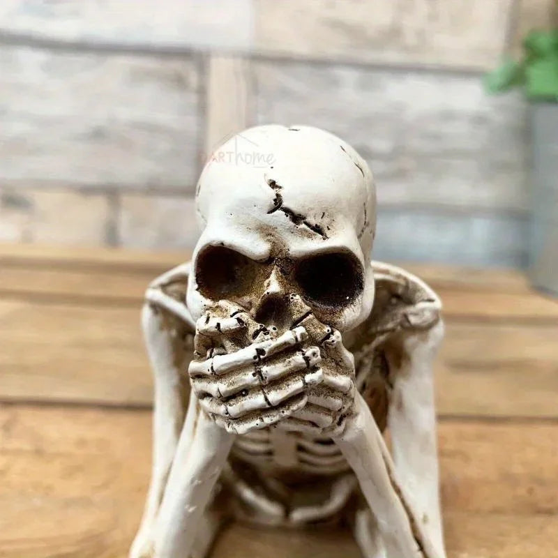 New Human Skeleton Simulation Halloween Decoration Graduation Season Decorations Goth Family Scary Cabin Halloween Decor Lootquake LLC