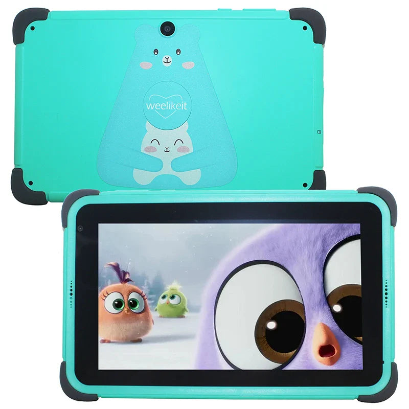 weelikeit 8 Inch Kids Tablet for Child Android 11 1280x800 IPS Children Study Tablet 2GB 32GB Quad Core 4500mAh Wifi with Stand Lootquake LLC