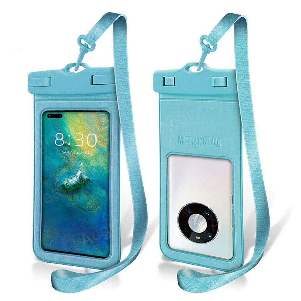 Waterproof Phone Case Pouch Protector For iPhone Cell Phone Cover Underwater Case Universal Water Proof Bag Waterproof Case Cellphone Pouch for iPhone 13 Pro Max Case & Strap Stevvex