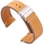 Motorola Moto Genuine Leather Watch Bands Deployment Clasp Strap Men Women