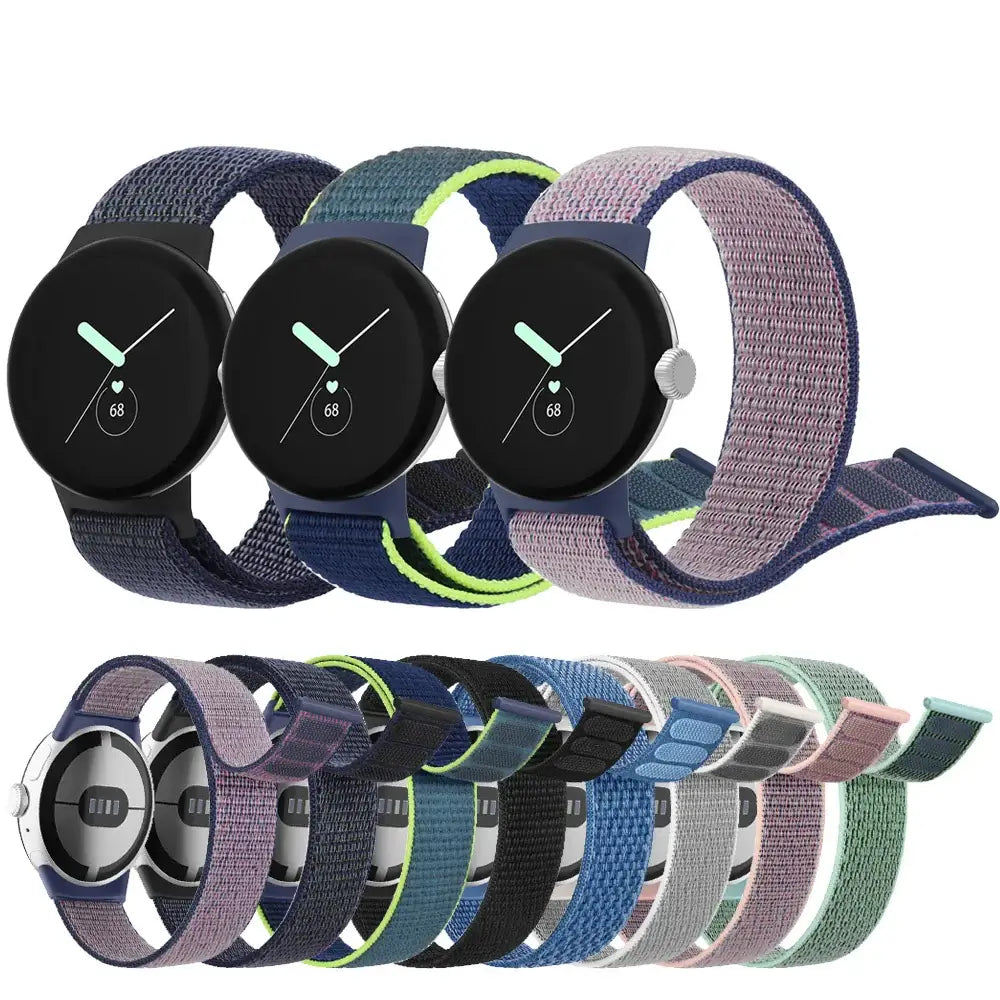 Google Pixel Nylon Band - Soft, Breathable, Velcro Design BandsCo Straps