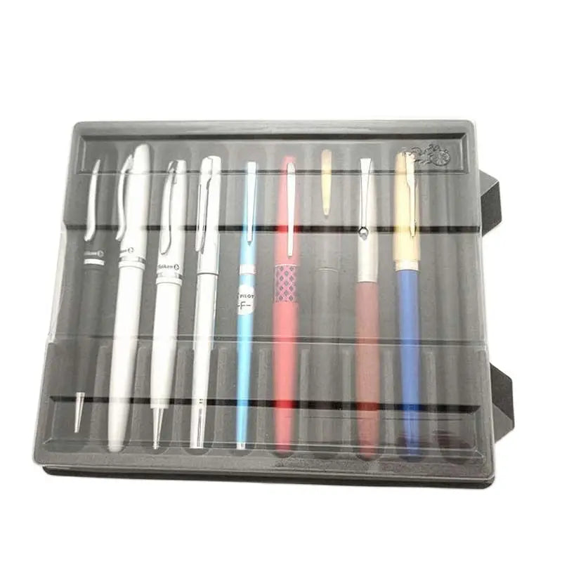 1pc jinhao pen case gift Pencil storage box Stationery Office Supplies transparent fountain pen box Case Lootquake LLC