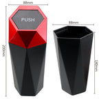 Car Trash Can Mini Garbage Bin Portable Car Dustbin with Lid Leak-proof Auto Trash Bin for Automotive Car Home Bedroom Office Lootquake LLC