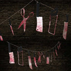 Halloween Decoration Horror House Bloody Weapons Garland Banner Halloween Bar Club Zombie Vampire Party Decorations Supplies