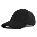 Solid Suede Retro Baseball Caps For Men Women Spring Autumn Street Snapback Hip Hop Hat Adjustable Faux Fur Sunscreen Visor Cap Lootquake LLC