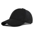 Solid Suede Retro Baseball Caps For Men Women Spring Autumn Street Snapback Hip Hop Hat Adjustable Faux Fur Sunscreen Visor Cap Lootquake LLC