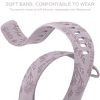 Fitbit Versa & Sense Silicone Band - Durable Floral Design - SJB-DIAMOND ELITES