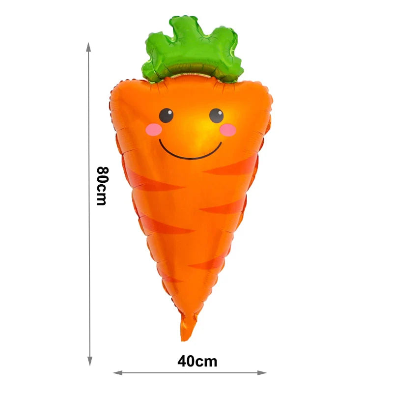 Easter Bunny Inflatables Balloon Decorations Standing Carrot Balloons Cute Carrot Rabbit Happy Easter Party Birthday Decorations Lootquake LLC