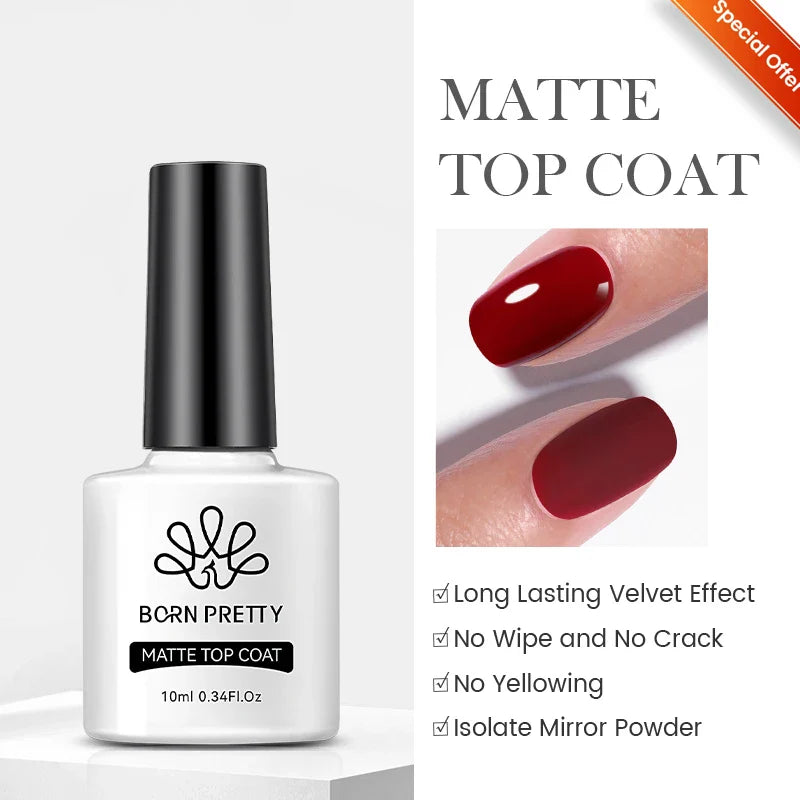 BORN PRETTY 10ml Reflective Glitter Gel Nail Polish Carat Mirage Sparkling Color Shine UV LED Soak Off Semi-Permanant Varnish Lootquake LLC