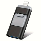 High-Speed Flash Drive for iPhone & Type-C & Android & PC, USB 3.0 External Drive, Memory Stick Photo Stick Thumb Drive PenDrive