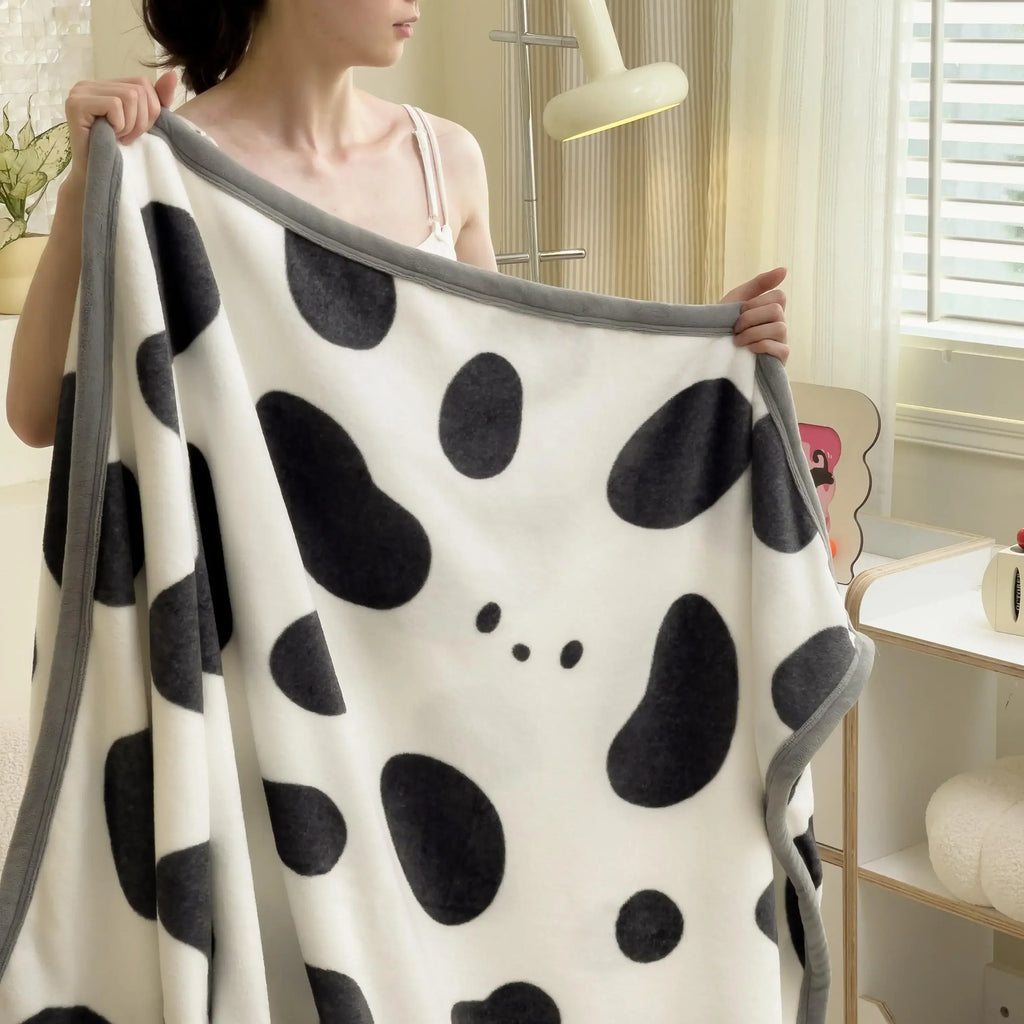 Warm Plush Blanket Comfortable 2024 New Winter Blanket Cartoon Four Season Flannel Soft Bed Cover Office Napping Blanket Lootquake LLC