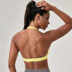 FlexiFit Halter: Stylish Yoga Gym Bra for Women THRIXINE
