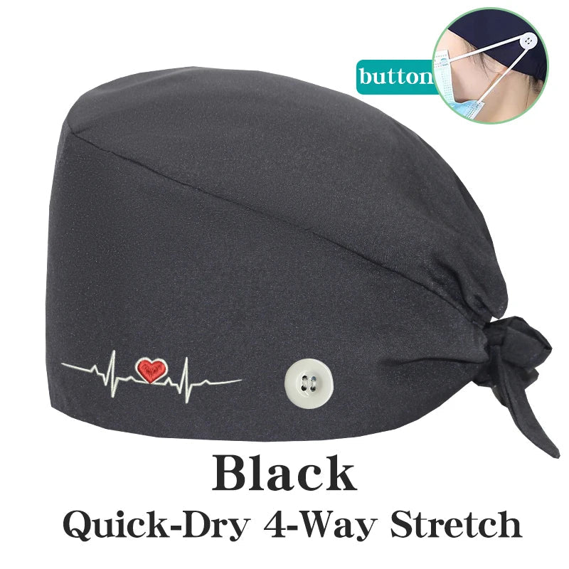 Quick Dry Stretch Medical Hat Caps