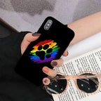 Dog Paw Phone Case For Iphone 11 12 13 Mini Pro Max 8 7 6 6s Plus X 5 S Se 2020 Xr Xs 10 Case Paw Print Heart Pet Lovers Stevvex