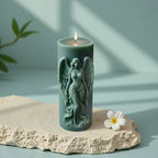 Wings Goddess Scented Silicone Candle Mould DIY Prayer Angel Sculpture Gypsum Resin Mold Women Candle Making Supplies Home Decor Lootquake LLC