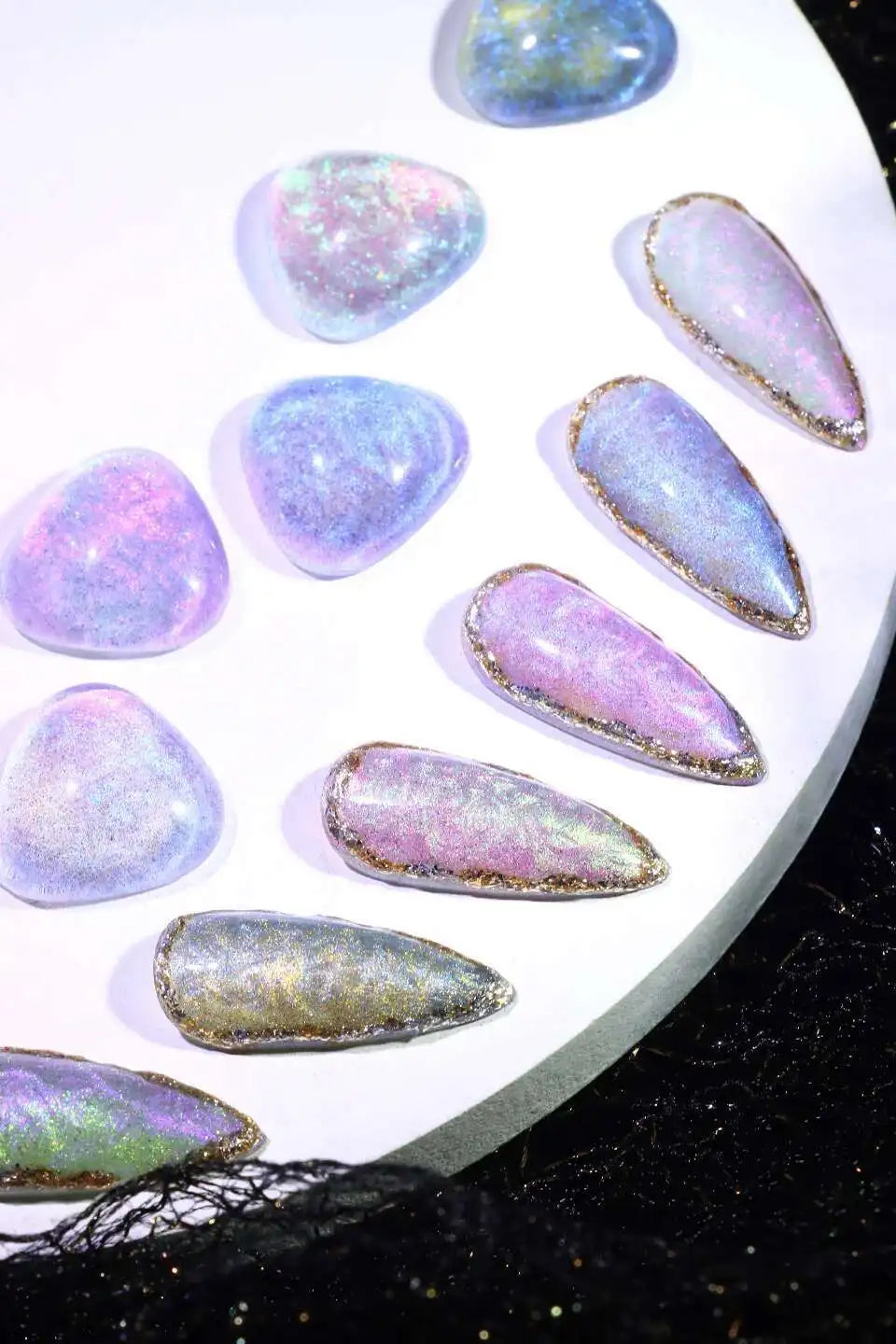 High End Glitter Cat Eye Gel Nail Polish Set Semi-Permanent Hybrid Magnet Gel UV LED Cat's Eye Nail Varnishes For Nail Art 15ml Lootquake LLC