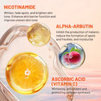 Vitamin C Whitening Facial Serum Anti Aging Moisturzing Serum Face Care VC Remove Dark Spots Serum Anti Wrinkle Skin Care Women