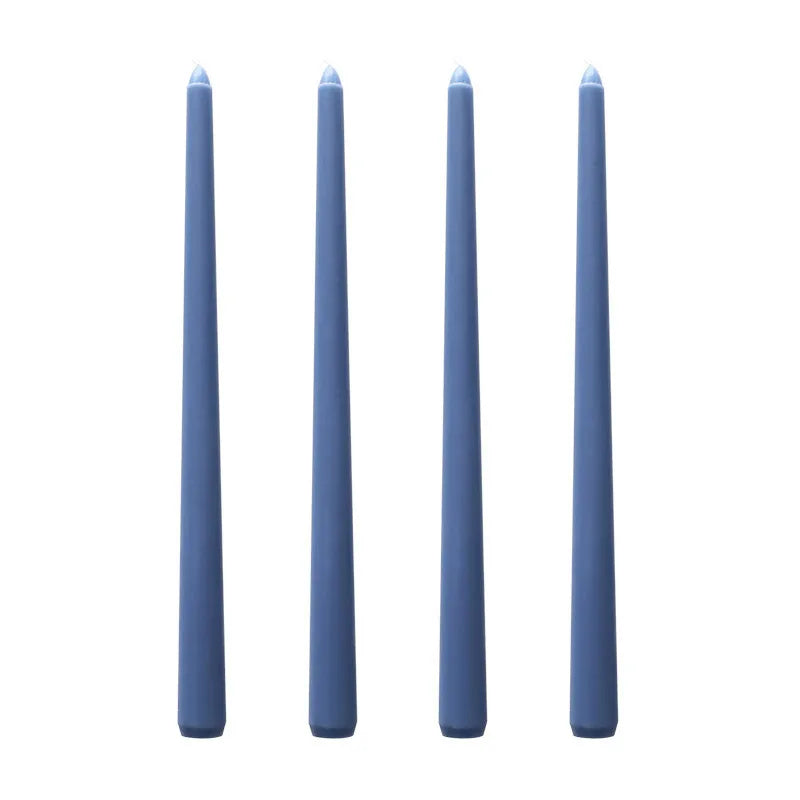 30CM Taper Candle 4 Pack - Home Interior Long Burning Dripless and Smokeless Candles Unscented - Valentines Candles for Home Lootquake LLC