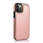 Wallet Stand Cover Flip Leather Case For iPhone 14 Pro Max 13 Pro Max 12 Pro Max 11 Pro Max Soft PU Leather Card Case With Kickstand Slim Double Magnetic Clasp Protective Cover Stevvex