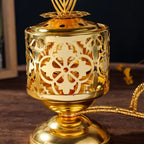 Moroccan Style Crystal Aroma Burner Fragrance Diffuser Arabian Night Lantern Candle Holders Luxury Home Decor Lootquake LLC