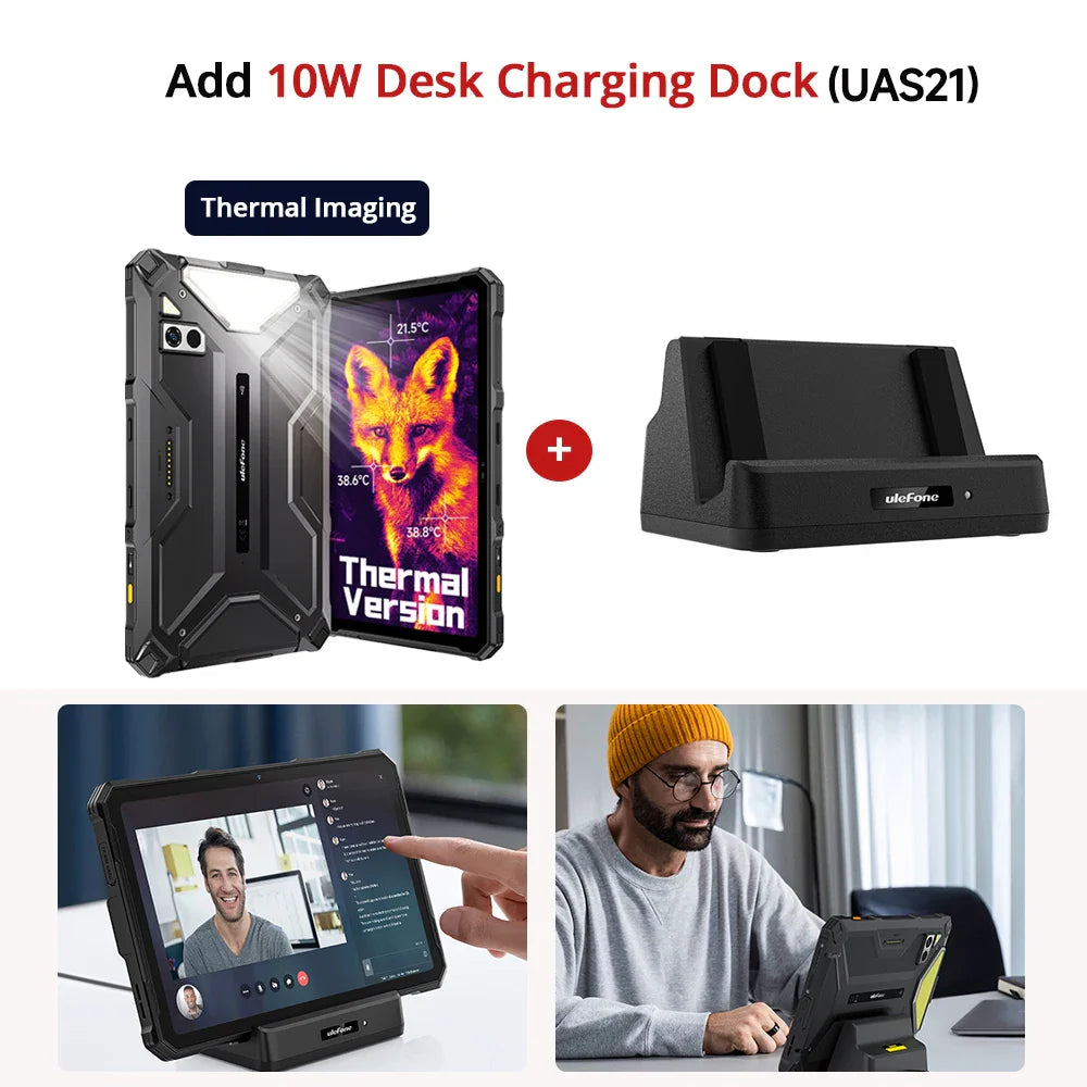 Ulefone Armor Pad 4 Ultra 5G Rugged Tablet  Thermal lmaging 10.36"2K Up to 16GB RAM 256GB ROM Android 14 11800mAh Lootquake LLC