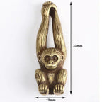 Statue Ornament Solid Brass Miniature Figurines Handmade Craft Living Room Office Home Decor Accessory Buddha Statue Pendant