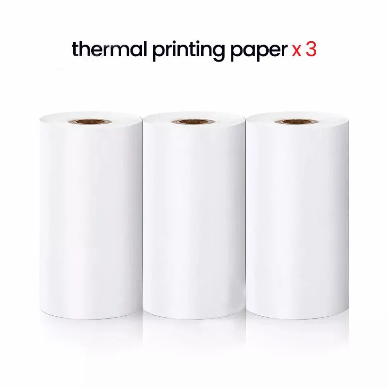 Mini Printer Paper Kids Instant Print Camera Thermal Colorful Adhesive Self-adhesive Paper for Wireless Bluetooth Printer 57mm Lootquake LLC