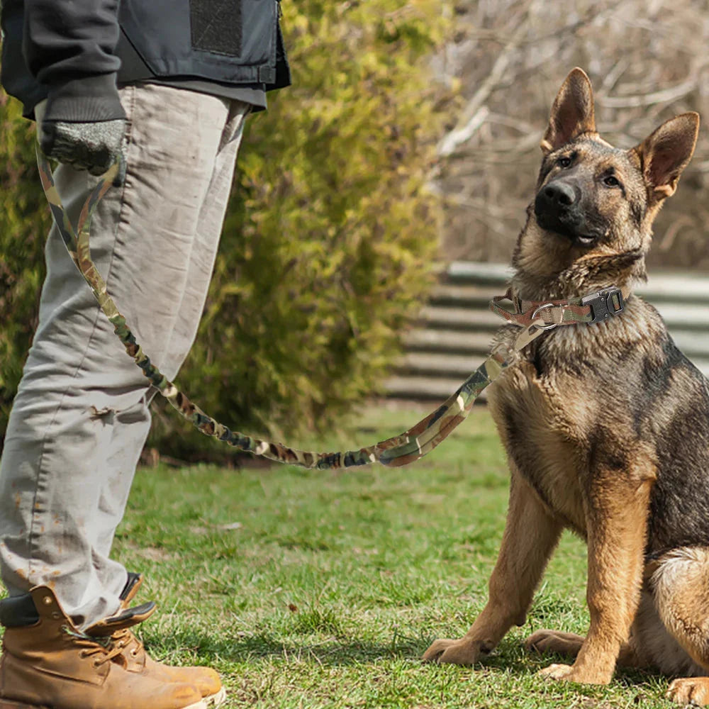 The Tactical Luxe Collar & Leash Fashioned Furbabies