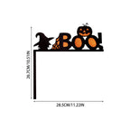 Halloween Door Frame Decoration,bats,pumpkins,spider Webs,door And Window Corner Sign, Halloween Home Decor,corner Stickers