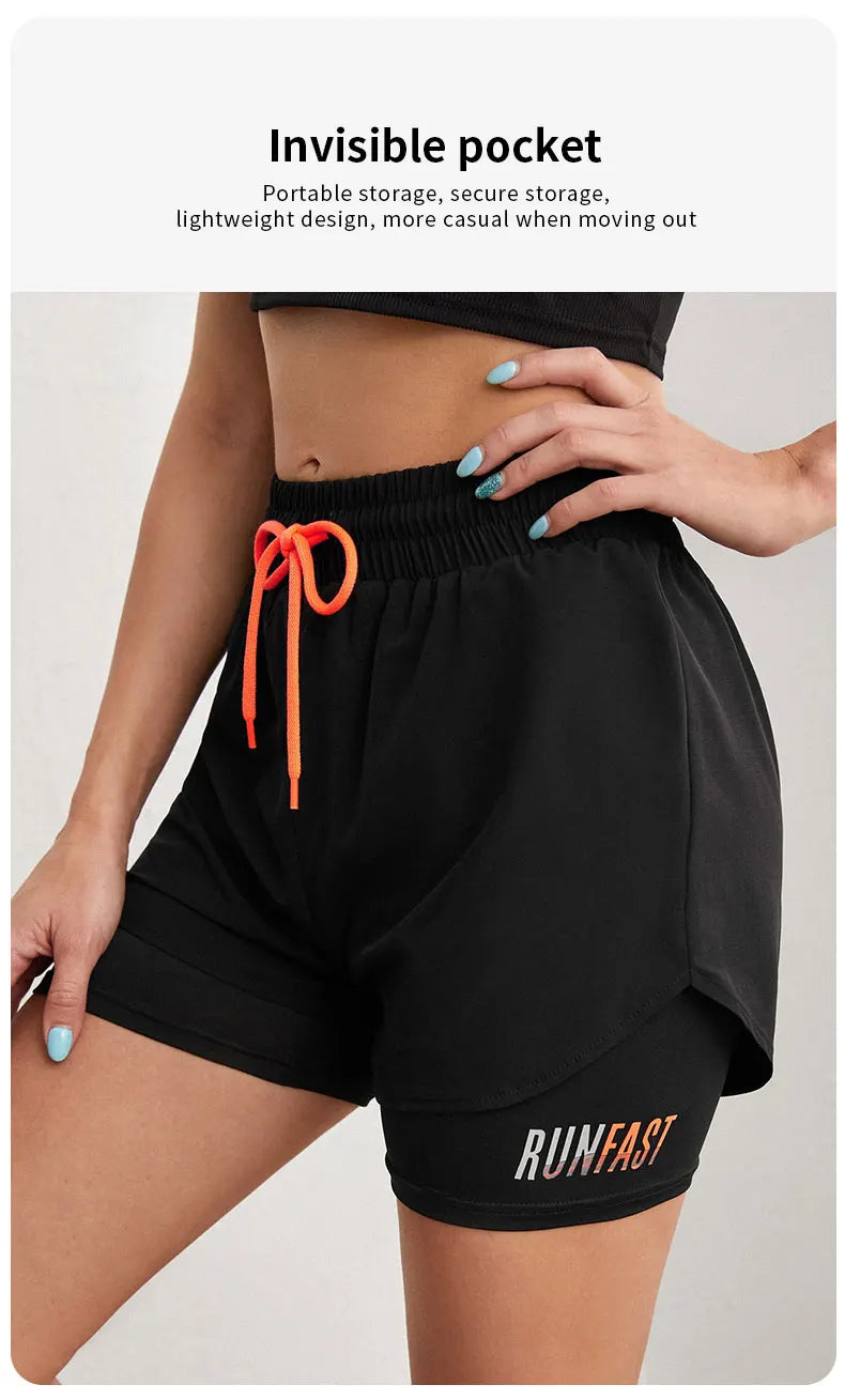 FlexFit High Rise Yoga Shorts THRIXINE
