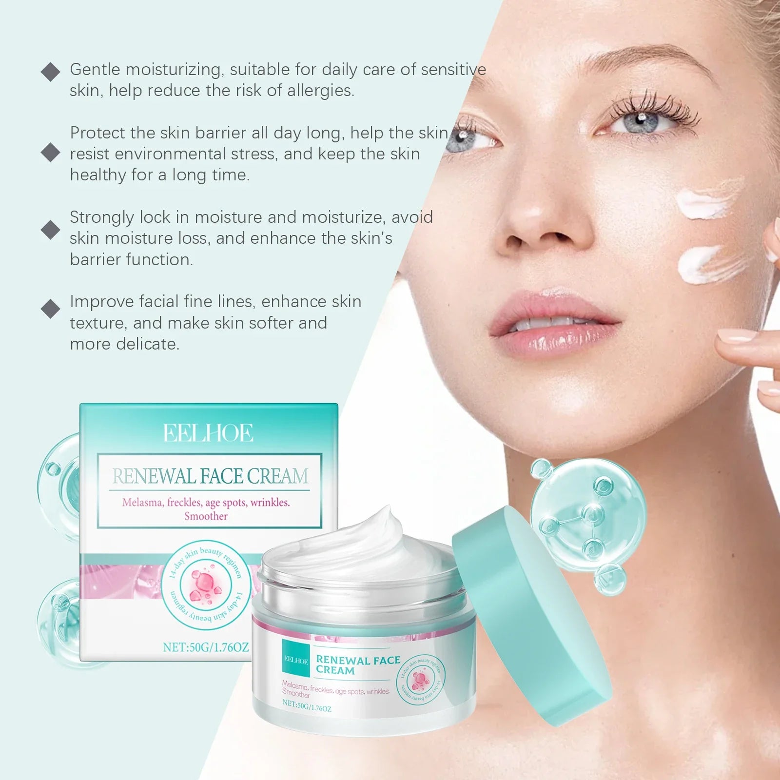 Collagen Firming Facial Cream Renewal Deep Nourish Reduce Dark Spots Freckles Brightening Smooth Skin Lifting Firming Cream Lootquake LLC