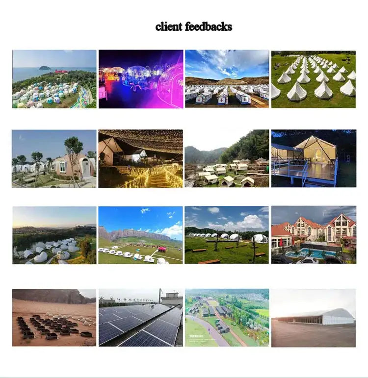 Garden Yard Glamping Dome Tent Inflatable Geodesic Dome Bubble Transparent Igloo Tent for Sale