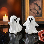 Cute Ghost Decor Set Soft Fabric Halloween Figurine Playful Spooky Home Decoration Adorable Haunted House Accessory Lootquake LLC