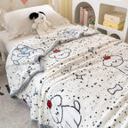 Warm Plush Blanket Comfortable 2024 New Winter Blanket Cartoon Four Season Flannel Soft Bed Cover Office Napping Blanket Lootquake LLC