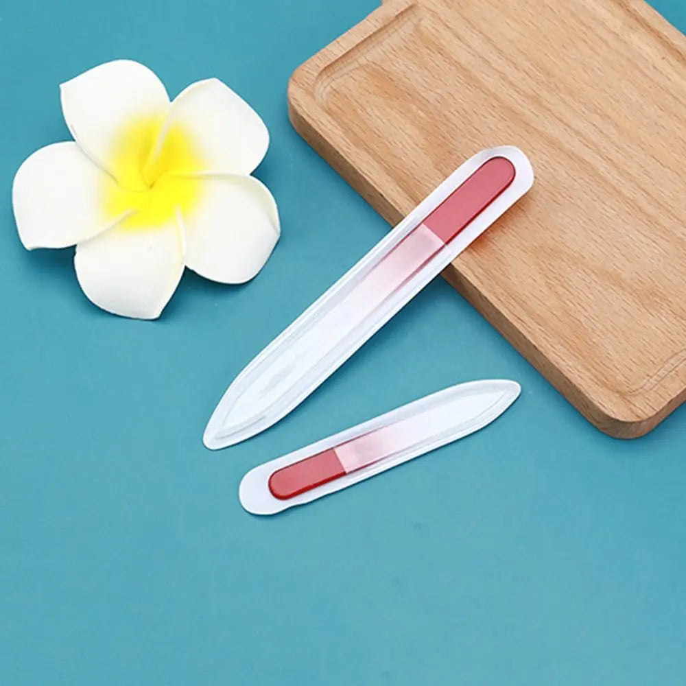 Nano Glass Nail Files Professional Polishing Manicure Art Tool Washable make nails brighten easily like nail polish Lootquake LLC