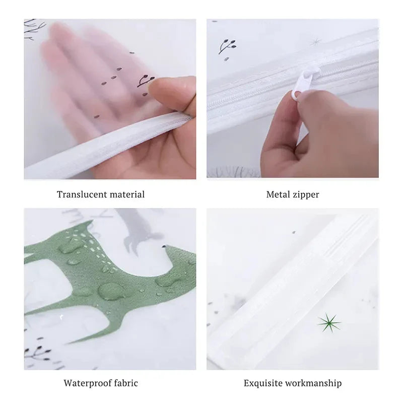 Clothes Dust Cover Plastic Waterproof Transparent Clothing Covers Home Storage Bag Clothing Hanging Garment Bag Wardrobe Storage Lootquake LLC