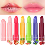 Fruit Color Changing lipstick Fruit Taste Moisturizing Lip Skin Without Drying out Temperature Changing lipstick Lootquake LLC