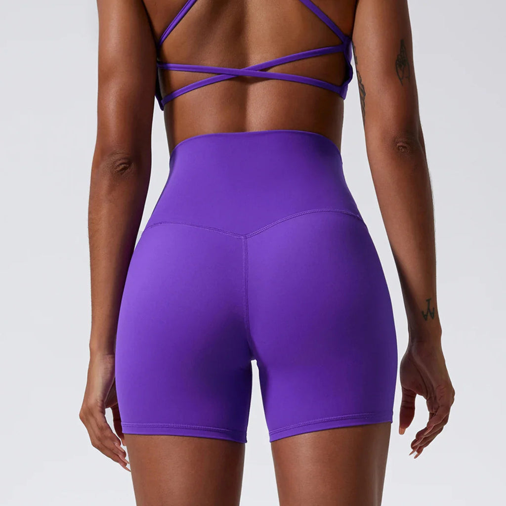 Ultra Comfort High-Waist Yoga Shorts THRIXINE