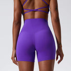 Ultra Comfort High-Waist Yoga Shorts THRIXINE