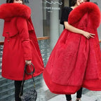 New In Coats & Jackets Women's Winter Padded Jacket Loose Casual Outerwears Fleece Hodded Windbreaker Elegant Office Lady's Coat