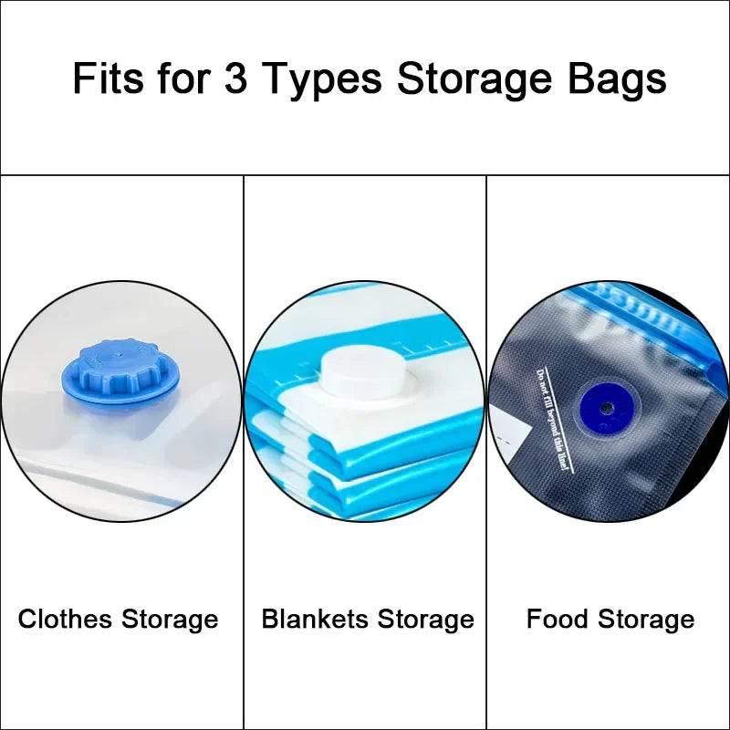 Mini Automatic Vacuum Machine Pump for Portable Traveling Home Storage Bag Clothes Food Sous Vide Vacuum Sealer Packaging Packer Lootquake LLC