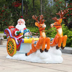 Outdoor Christmas Tree Decoration Life Size Christmas Statue For Sale