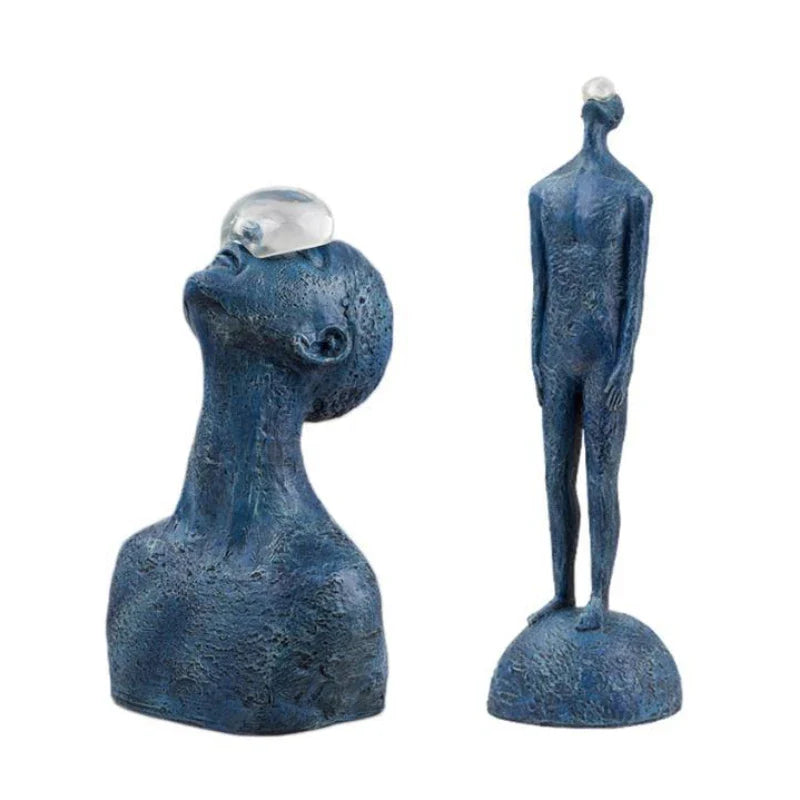 Human body sculpture creative ornaments Nordic abstract art portrait decoration home living room decorations