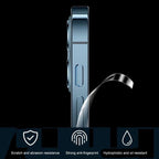 3Sets Clear Sticker Phone Side Film for iPhone 14 13 12 11 Pro Max X XR XS Frame Protective Ultra-Thin Border Film 3D Carbon Fiber Ultra Thin Protective Film Stevvex
